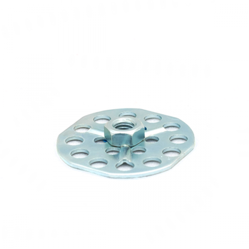 Budget Hex Nut on Sighted Plate Mild Steel Zinc Plated
