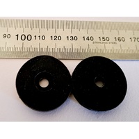 Magnet, 30mm Rubber disc with 5.5mm centre hole