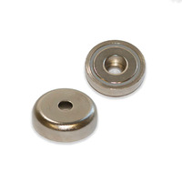 Pot Magnet 36mm Dia with 6.5mm Straight Hole